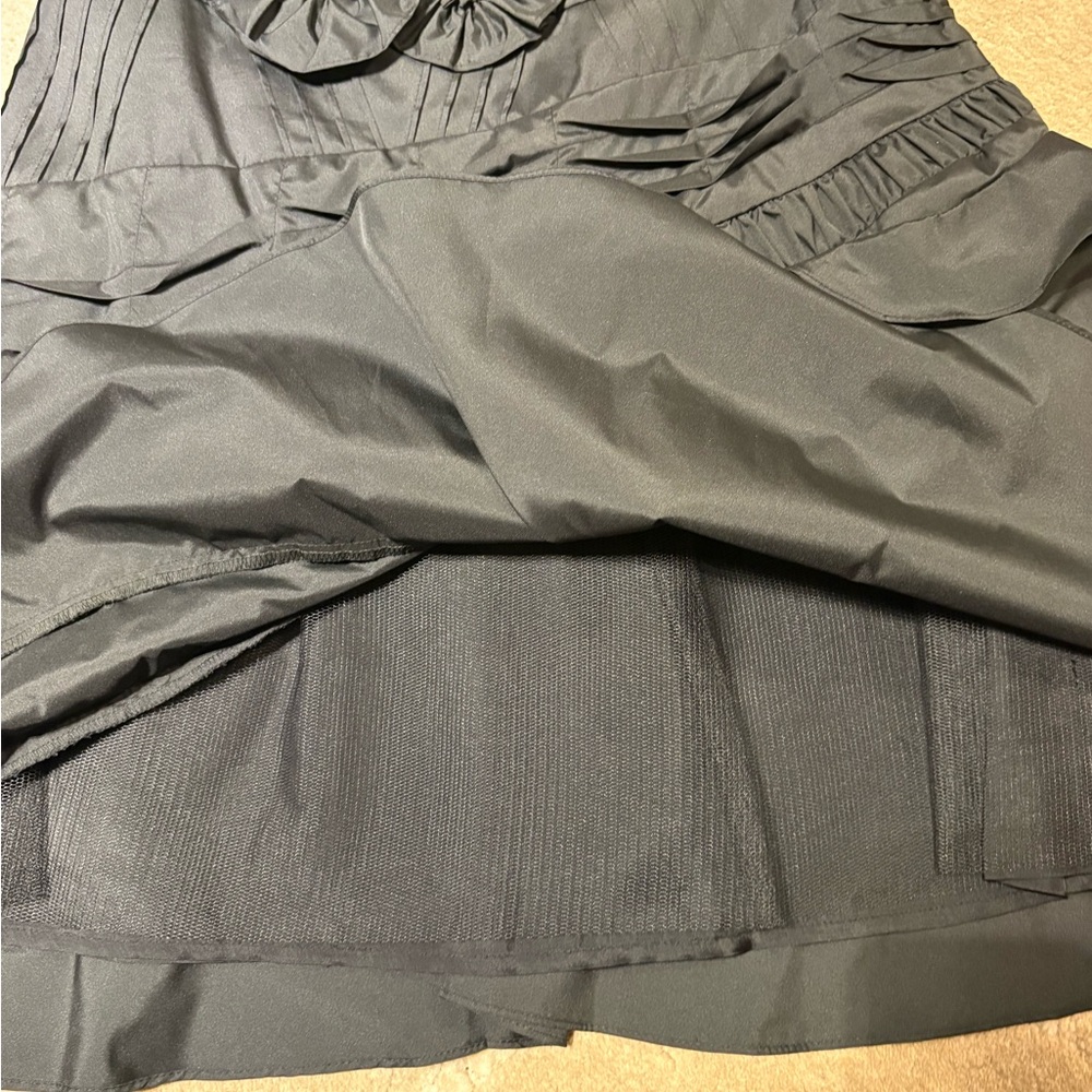 BCBGMaxAzria Black Ruffle Skirt - Picture 5 of 11